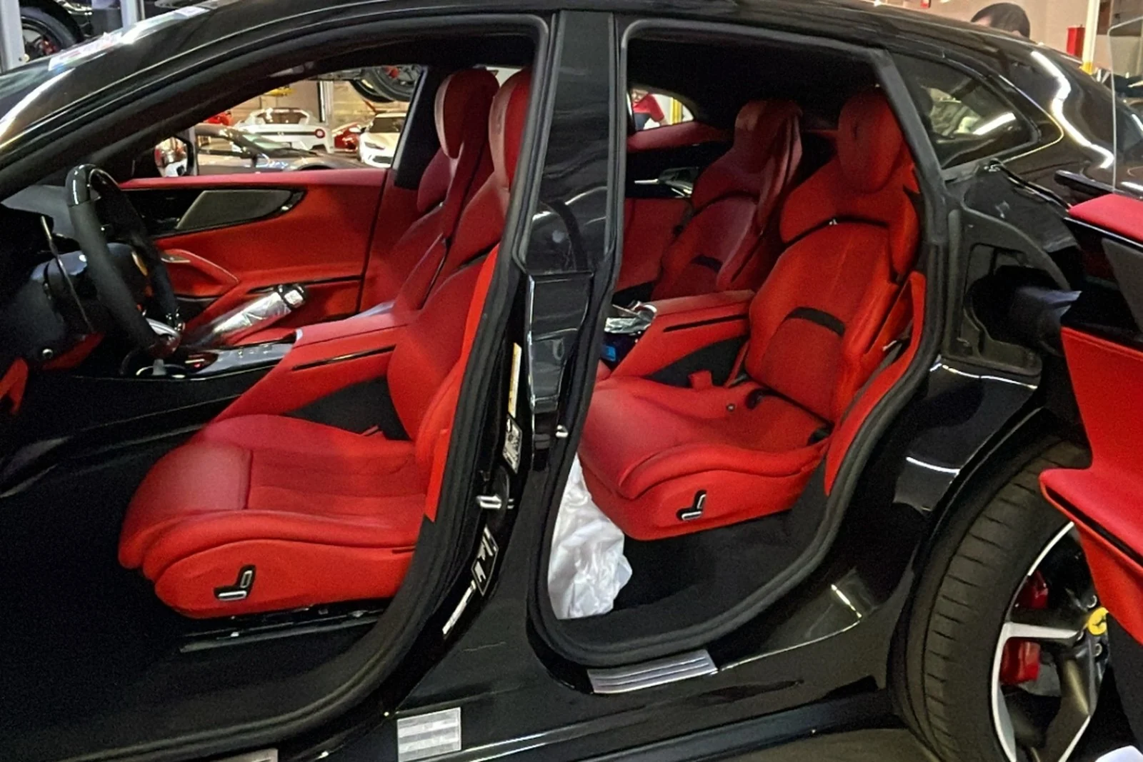 2026 Ferrari Purosangue for rent in Los Angeles — side profile