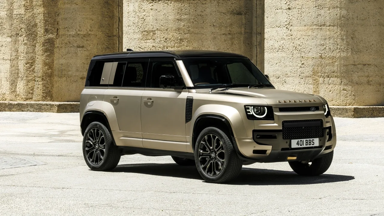 2026 Land Rover Defender OCTA for rent in Los Angeles — interior and cabin detail