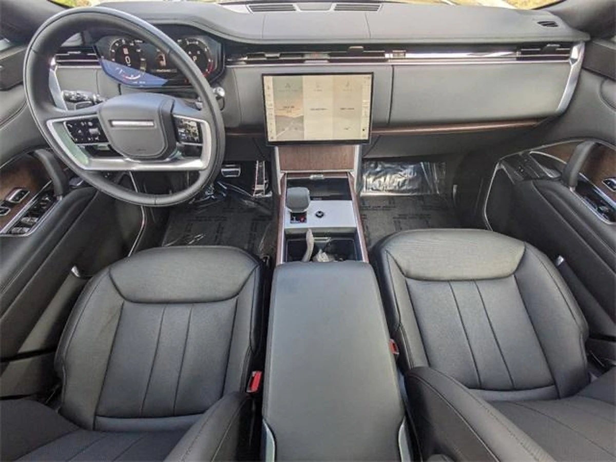 2026 Range Rover Vogue rental Los Angeles — driver cockpit interior