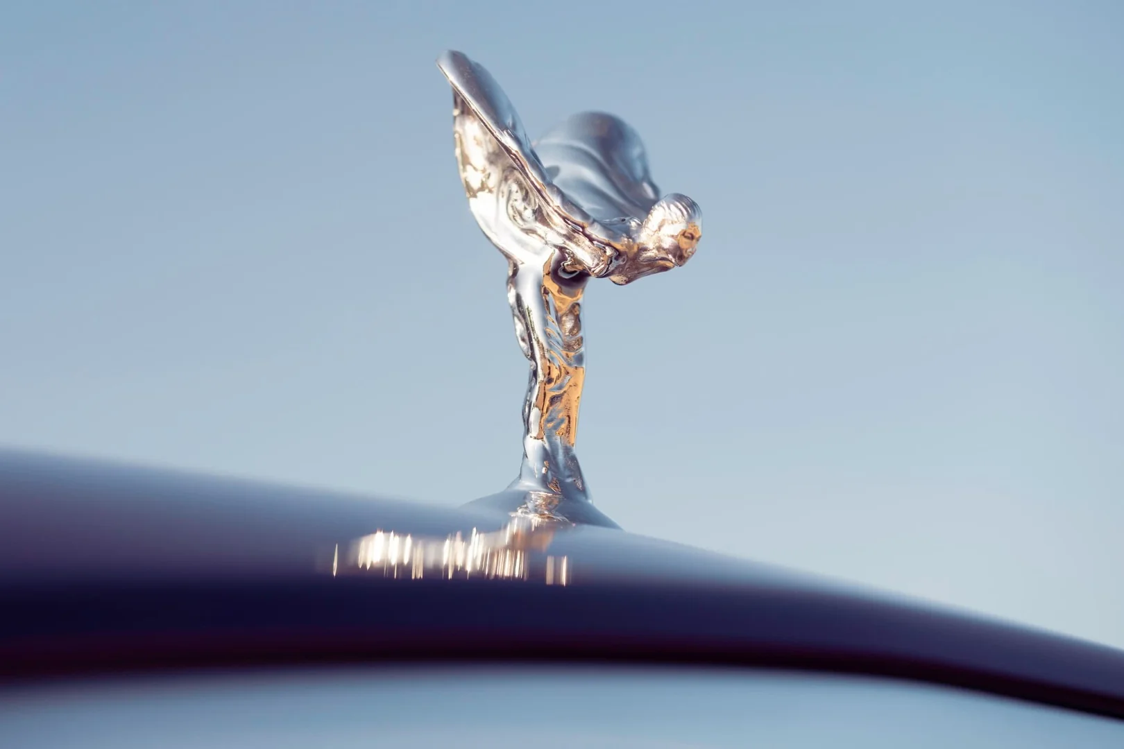 The Spirit of Ecstasy, the figurine that crowns every Rolls-Royce