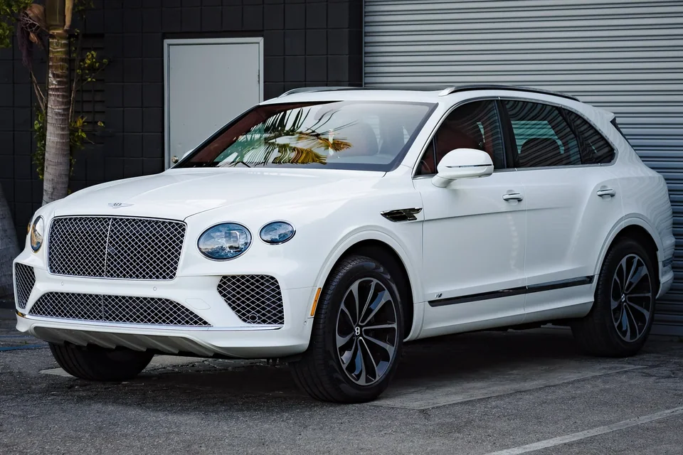 Bentley Bentayga First Edition rental at BLU Motors in Los Angeles