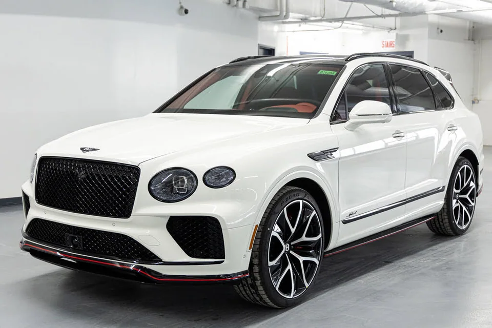 Bentley Bentayga Speed V8 rental at BLU Motors in Los Angeles