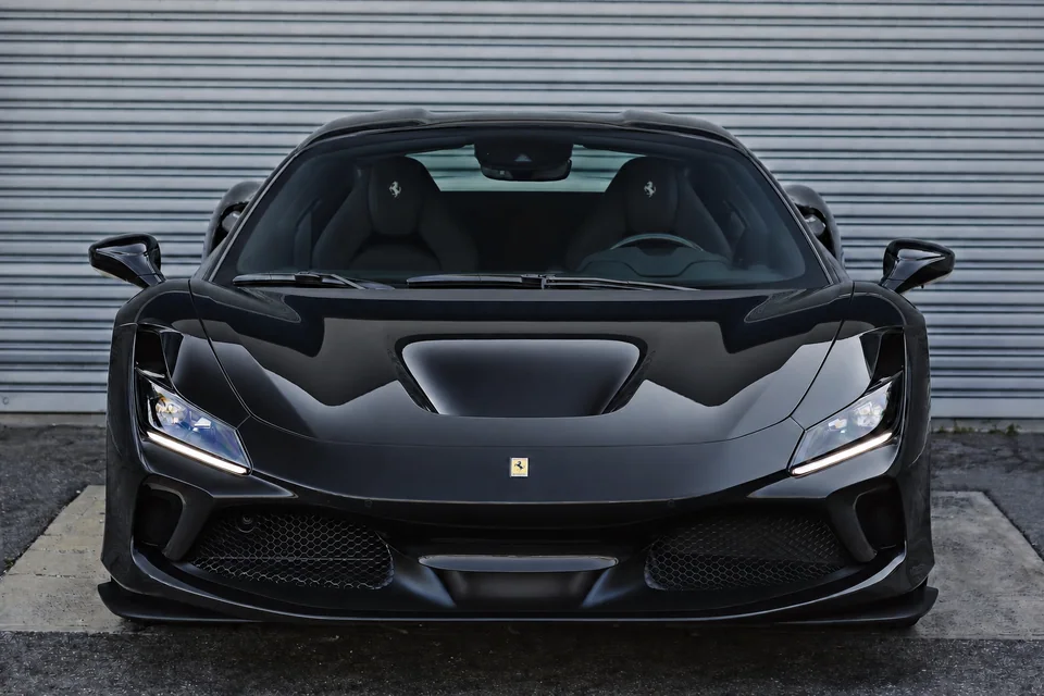 Ferrari F8 Spider — Black rental at BLU Motors in Los Angeles