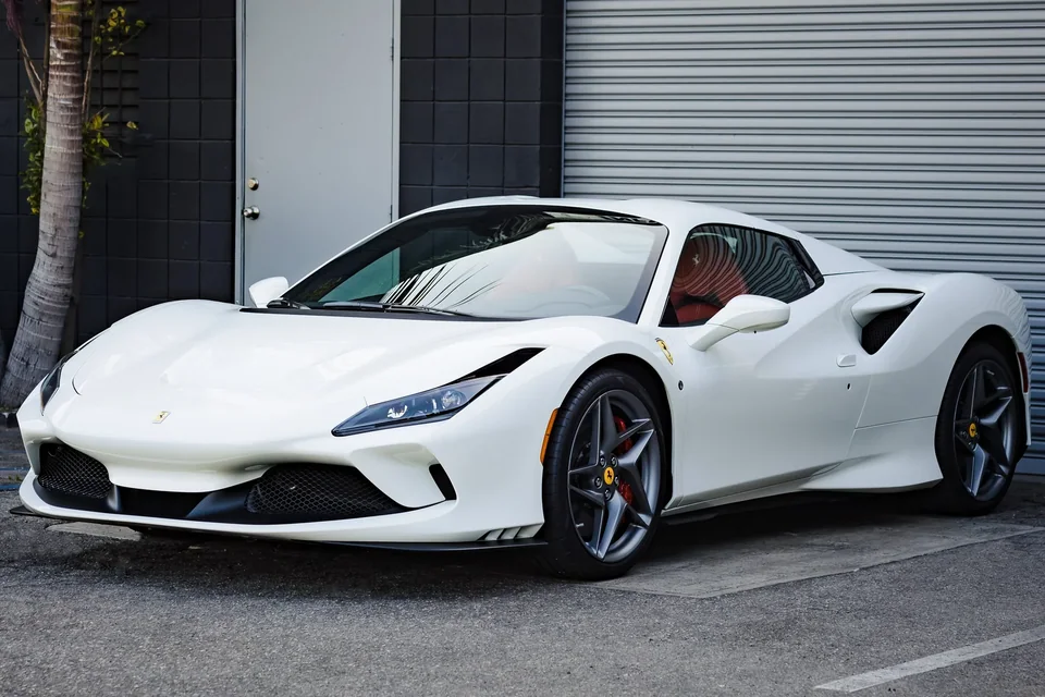 Ferrari F8 Spider rental at BLU Motors in Los Angeles