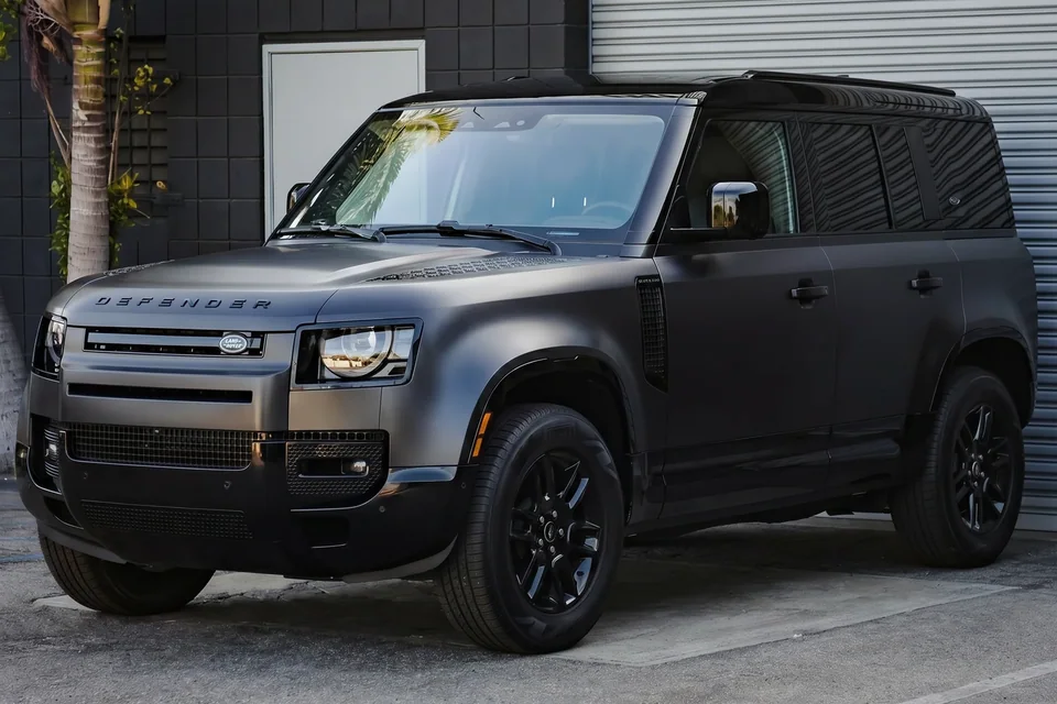 Land Rover Defender 110 rental at BLU Motors in Los Angeles