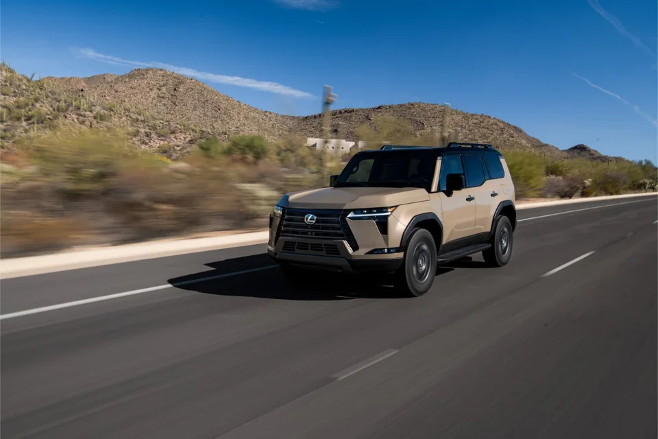 Lexus GX550 Overtrail rental at BLU Motors in Los Angeles