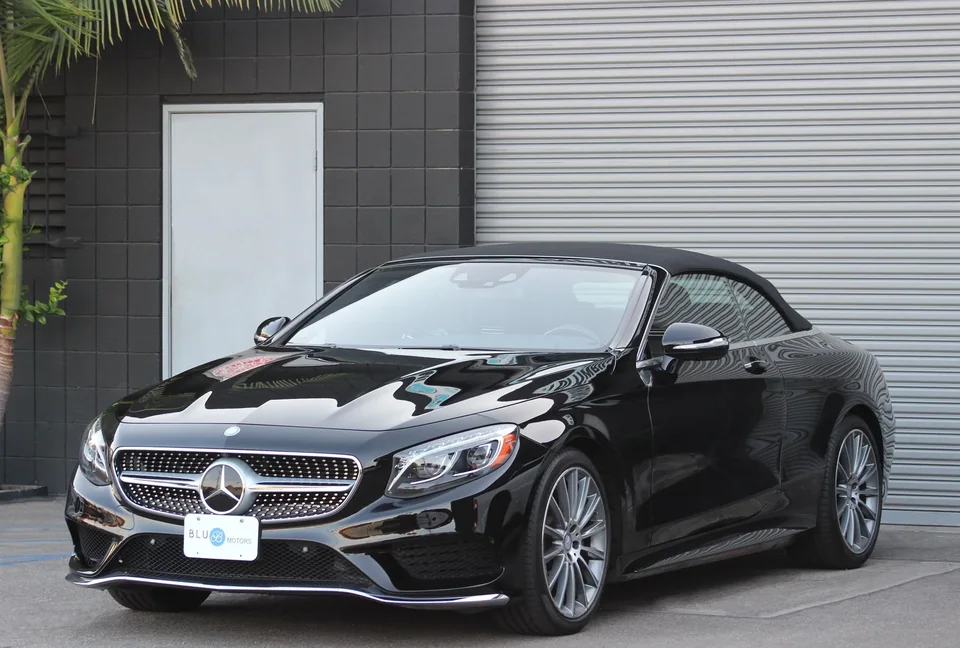 Mercedes-Benz S 550 Cabriolet rental at BLU Motors in Los Angeles