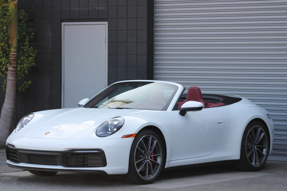 Porsche 911 Carrera 4S Cabriolet rental at BLU Motors in Los Angeles