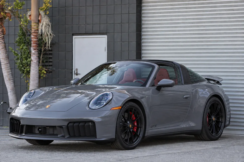 Porsche 911 Targa 4 GTS rental at BLU Motors in Los Angeles